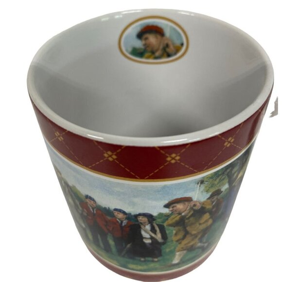 Lang and Wise Off the Tee Golf Golfer Cup Mug 12 oz Julee Simmons 1996 - Picture 4 of 5